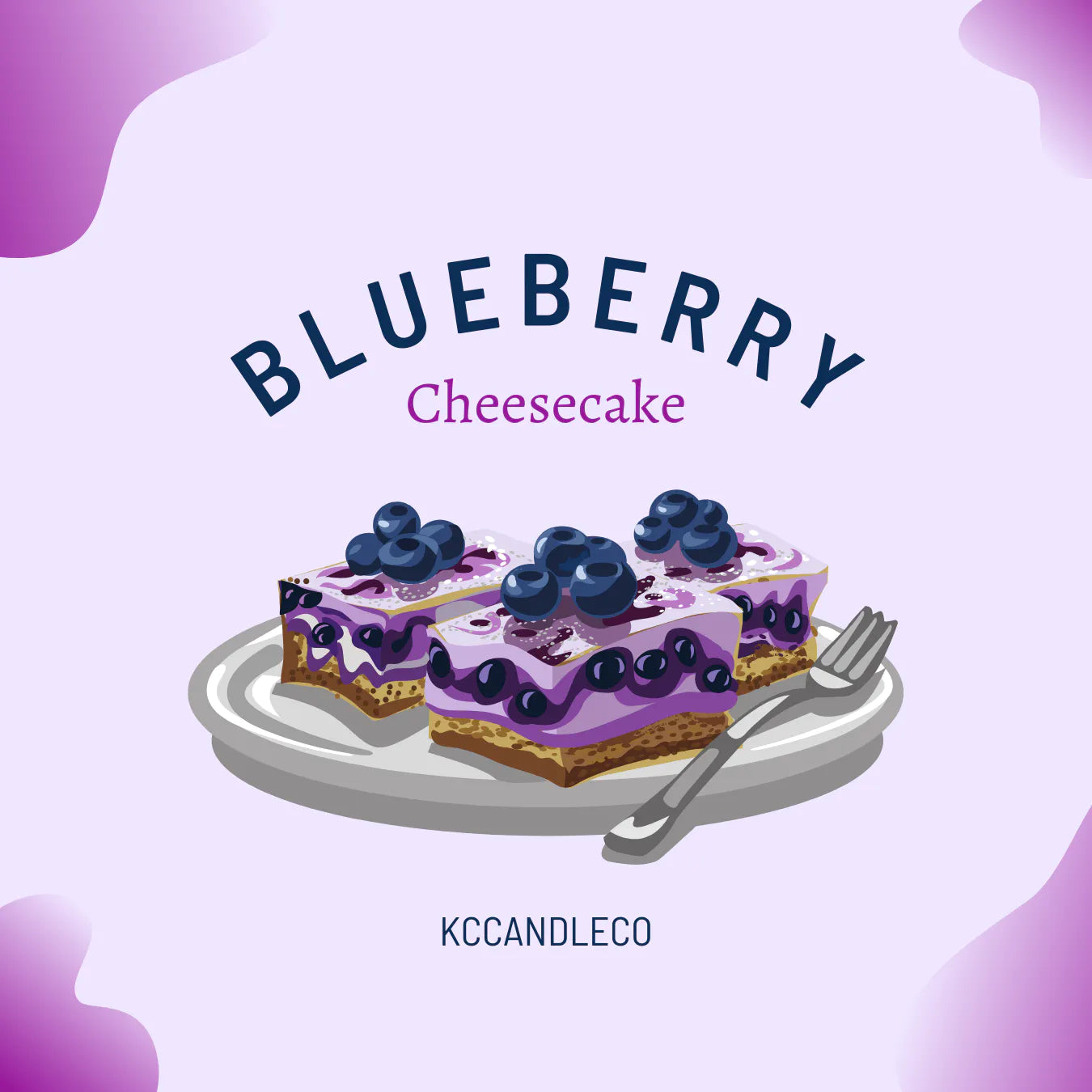 Blueberry Cheesecake Candle